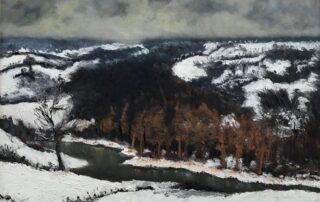 Bure Valley in Winter, after Seago