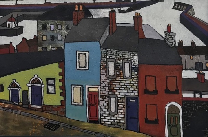 Sold - Maryport Houses, after Percy Kelly
