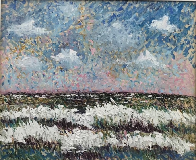Sold - Seascape, after Monet